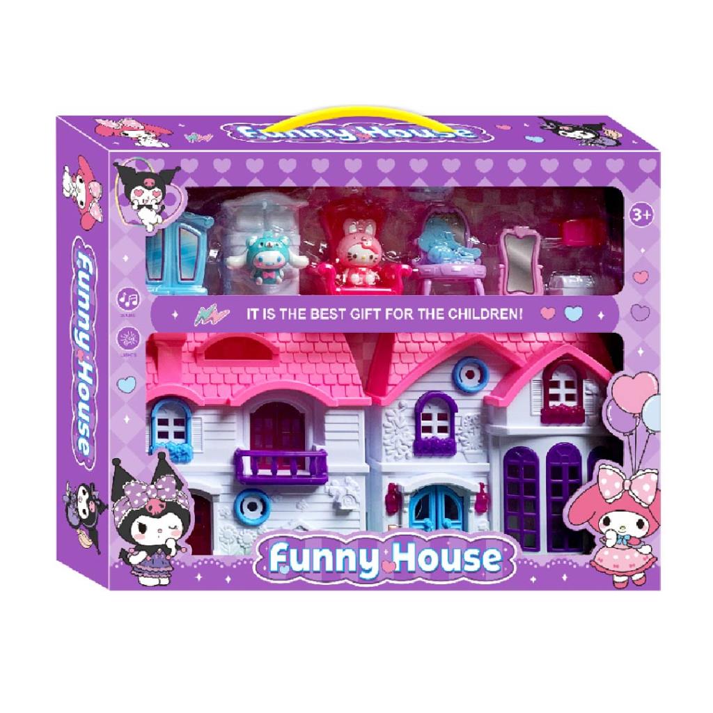 Funny House Doll Playset